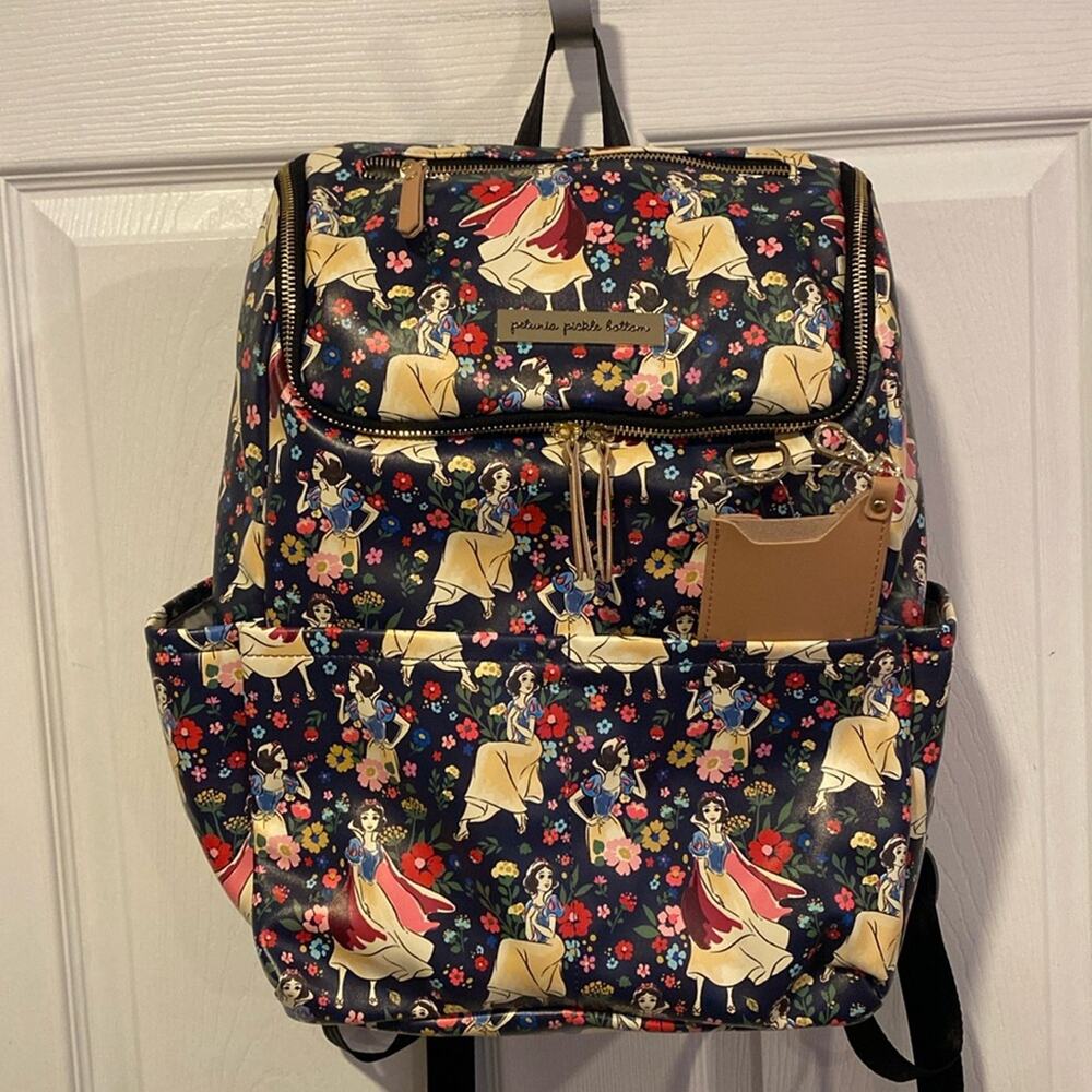 BNWT PETUNIA PICKLE BOTTOM Disney Snow White Enchanted Forest Large Diaper Bag